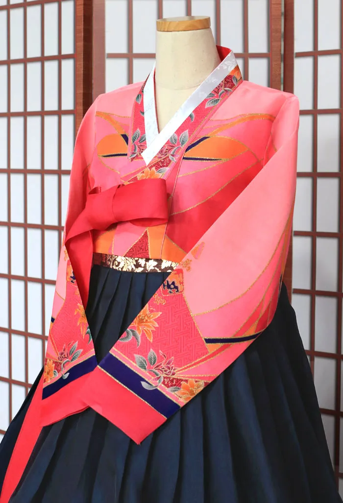 Корейская импортная ткань/ улучшенный ханбок/сценический ханбок/для сухой чистки