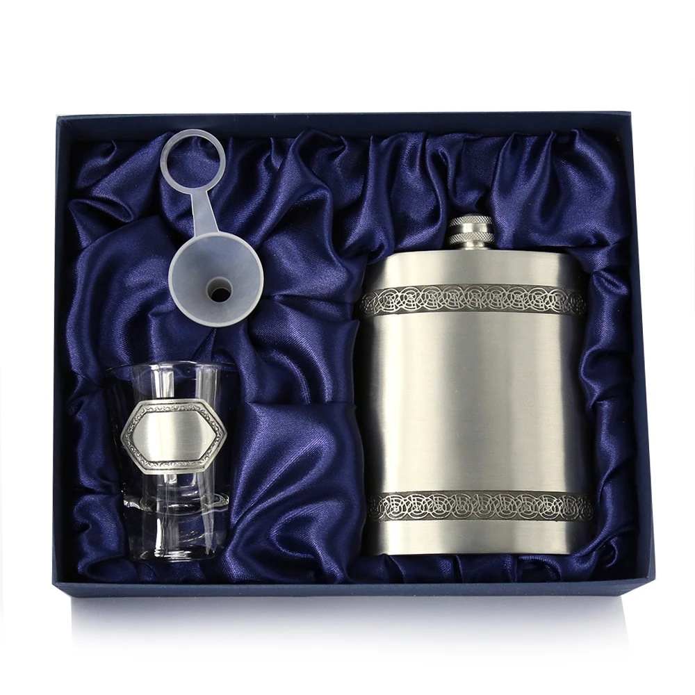 Королевская Оловянная колба плоская и набор воронок стеклянная чашка 5 унций/140