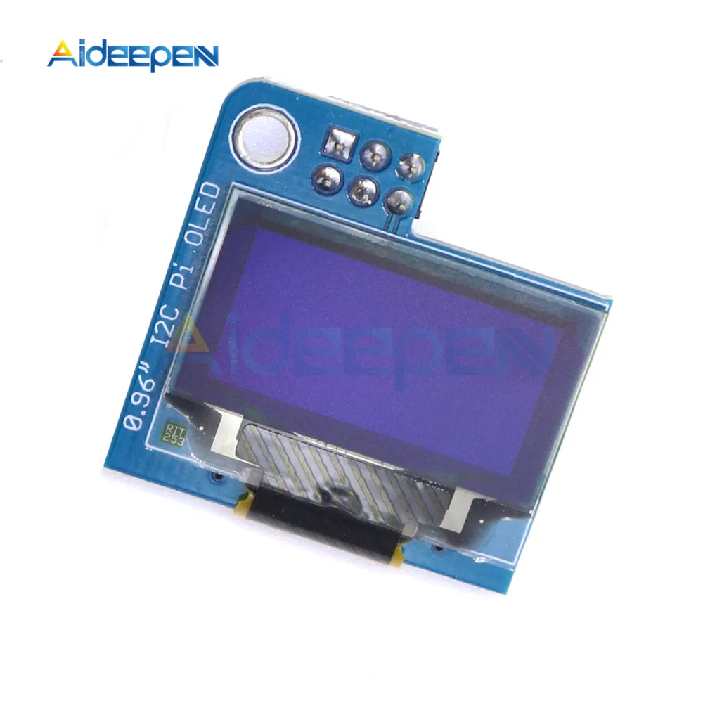 0 96 дюймовый OLED IIC Серийный белый дисплей модуль 128X64 I2C SSD1306 12864 плата с ЖК-экраном