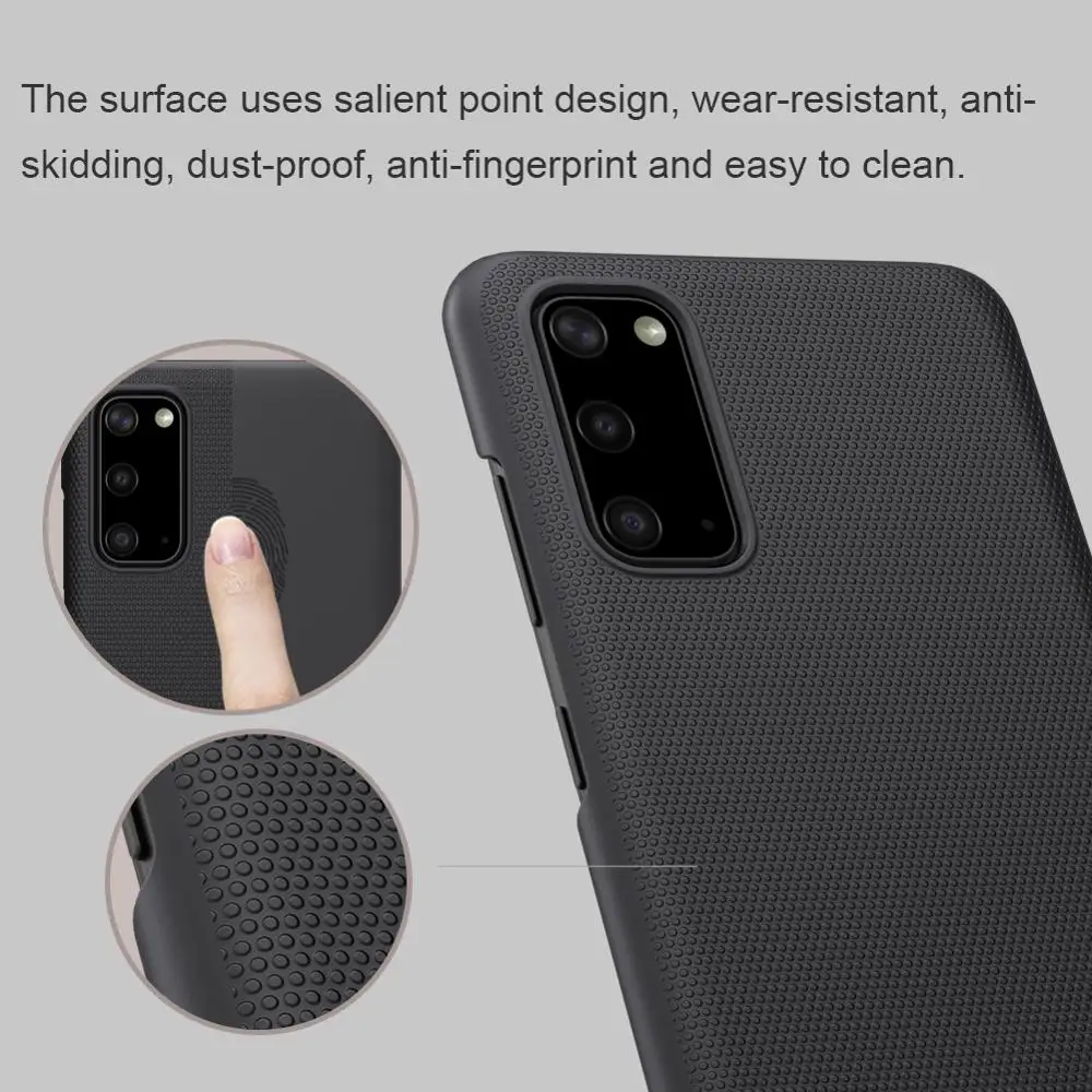 Для Samsung Galaxy S20 case FE 2020 Nillkin матовая жесткая задняя крышка из поликарбоната для S7