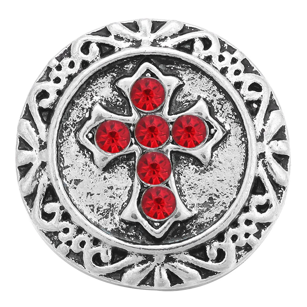 6 шт./лот кнопки со стразами 18 мм 20 красный цвет Крест Сова рыба Дерево бабочка