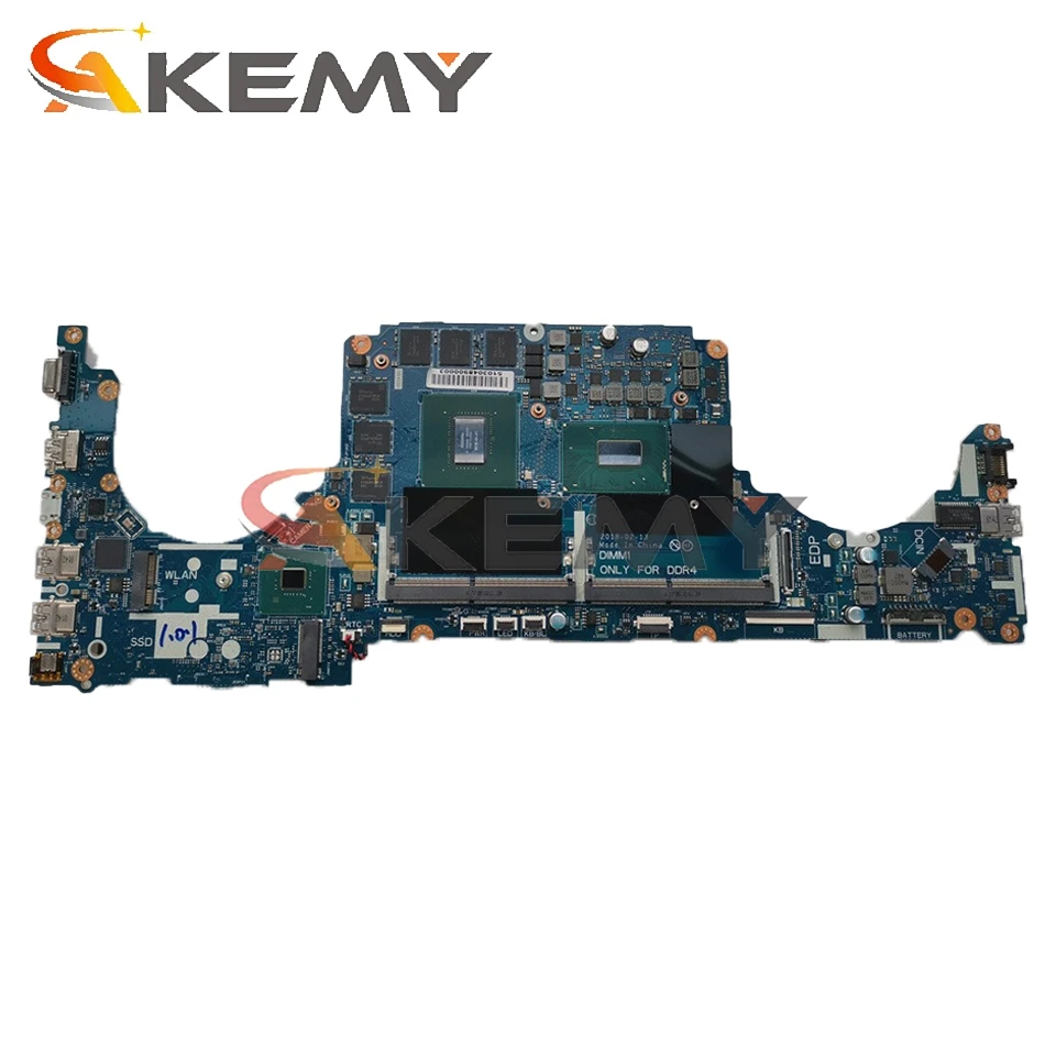 Billig Akemy Marke Neue I7-8750H GTX1060 6GB FÜR DELL VOSTRO 7580 Laptop Motherboard LA-E994P CN-03TD2W 3TD2W Mainboard 100% Getestet