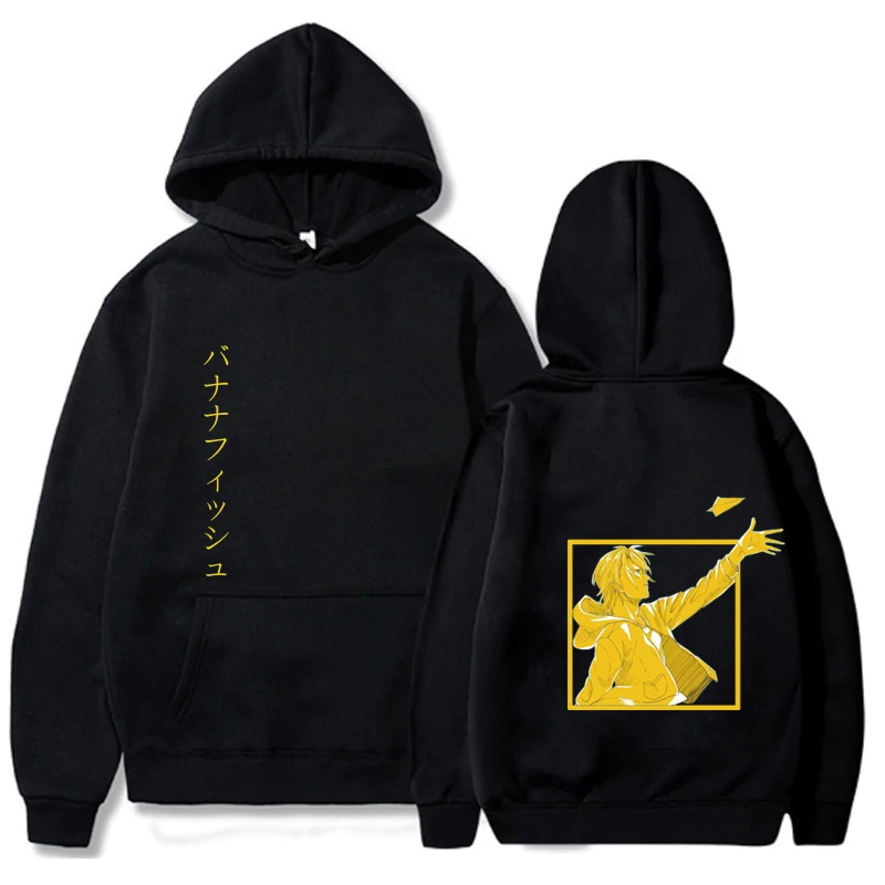 

2021 Banana Fish Hot Anime Hoodie Long Sleeve Loose Harajuku Streetwear Uniex