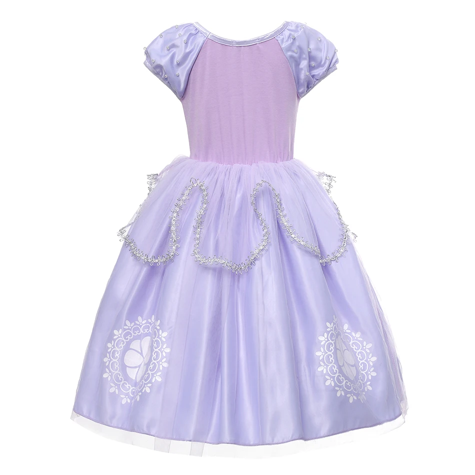 Платье Софии для маленьких девочек карнавальный костюм принцессы бальное платье