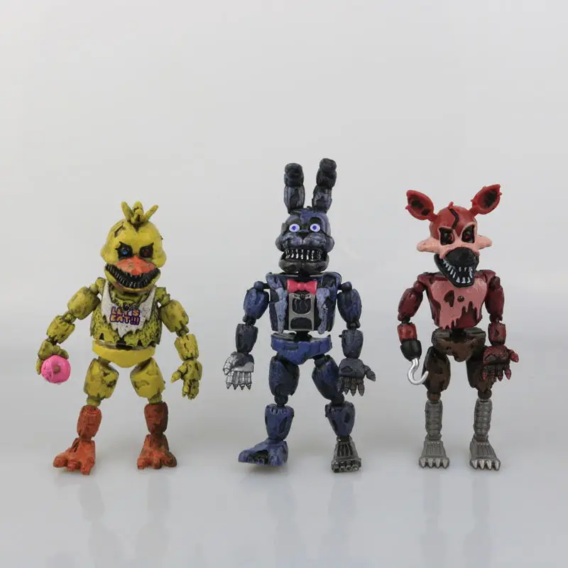 Five Night At Freddy's Figure Toy наборы моделей Bonnie Foxy экшн игра Freddy фигурка кукла из ПВХ для