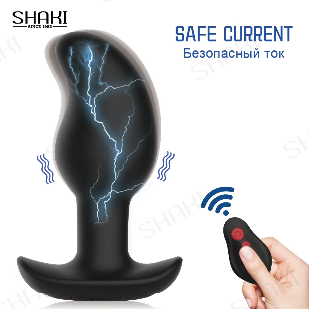 Поражения электрическим током Анальная пробка Слива вибратор клитора