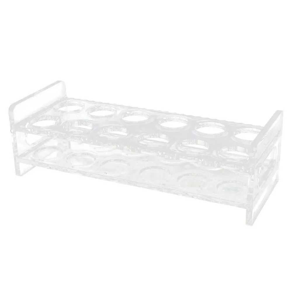

12-Hole Clear Acrylic Shot Glass Holder Rack Barware Whisky Cup Serving Tray perfect for parties, balls, bars, pubs and home