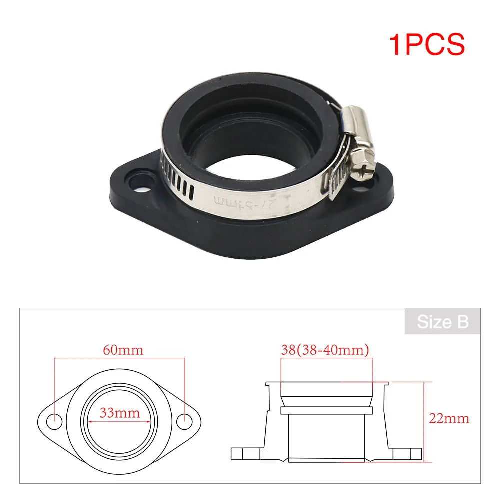 

Alconstar-адаптер карбюратора для мотоцикла Pit Dirt Bike, впускная труба для обслуживания для MIKUNI VM24 PWK 21 24 26 28 30 32 34 мм PE28