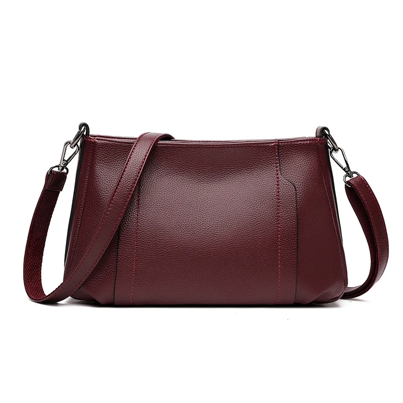 

Women's bag Soft Leather Handbags Women High Quality Small Genuine Leather Shoulder Bag Lady Casual Crossbody Bags For Women