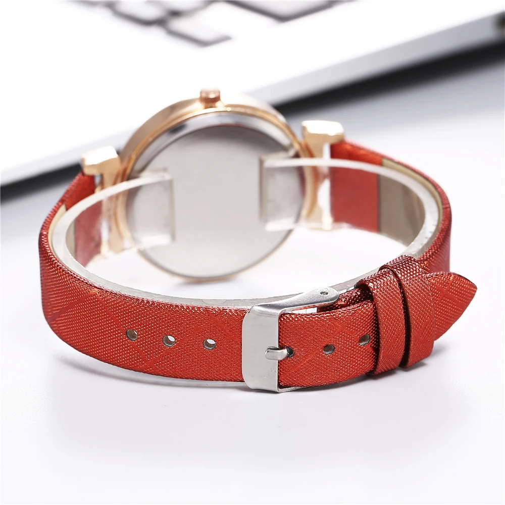 2019 New Fashion White Leather Quartz Rhinestone Watches Women Top Brand Luxury Dress Clock Ladies Casual Wristwatch Reloj Mujer | Наручные