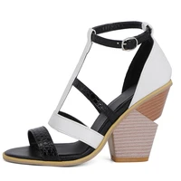 summer women fashion sexy new classics buckle wedges party shoes narrow band consice 34 48