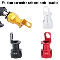 1pc useful long lasting convenient bike mounting seat quick release buckle for mtb pedal buckle holder pedal fast buckle
