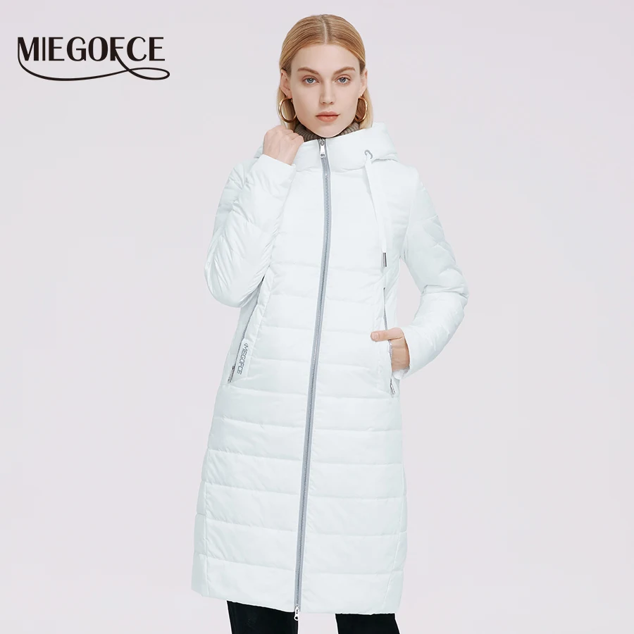 MIEGOFCE 2021 новая коллекция весенняя женская куртка H образная конструкция длина