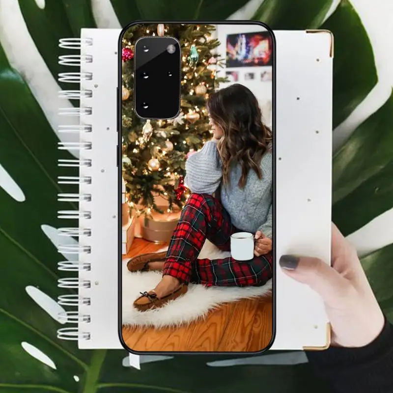 

Vogue Christmas girl pattern Phone Case For Samsung galaxy S 9 10 20 A 10 21 30 31 40 50 51 71 s note 20 j 4 2018 plus