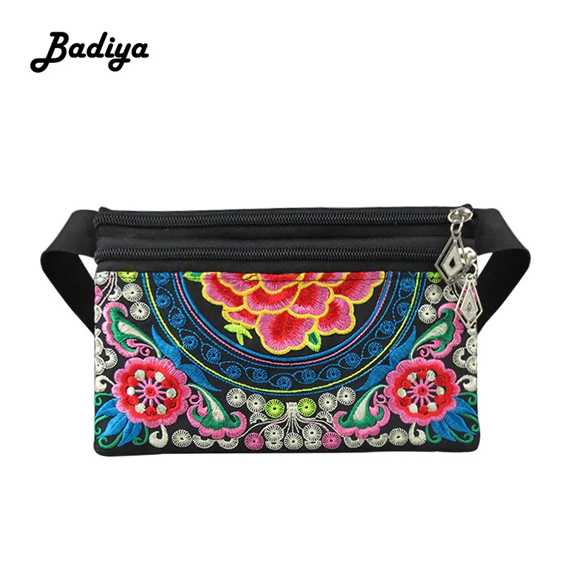 Винтажная Женская поясная сумка большая емкость кошелек для монет и карт