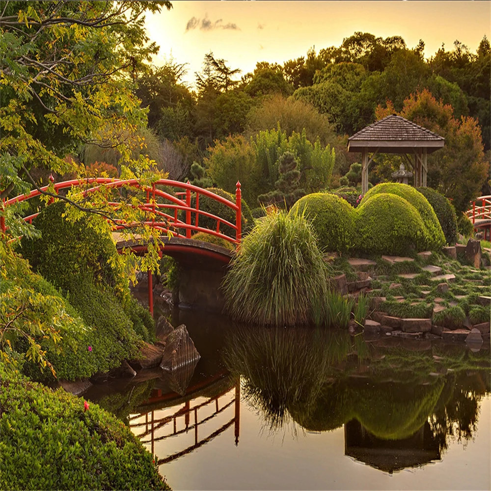 

3d Mural Curtain Beautiful Landscape Park Scenery Decoration Interior Living Room Bedroom Kitchen Window Blackout Curtains