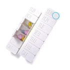 7 дней на неделю, Электронная коробка, держатель, органайзер для хранения, контейнер, чехол, коробка для таблеток, разделители, для дома и улицы, для путешествий