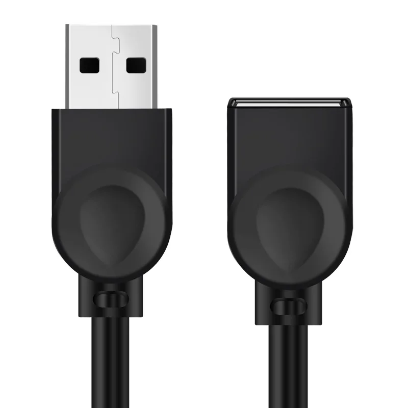 

Universal USB 2.0 Data Extener Cord Transmission Cable Male To Female USB Extension Wire for Monitor Projector Mouse Keyboard