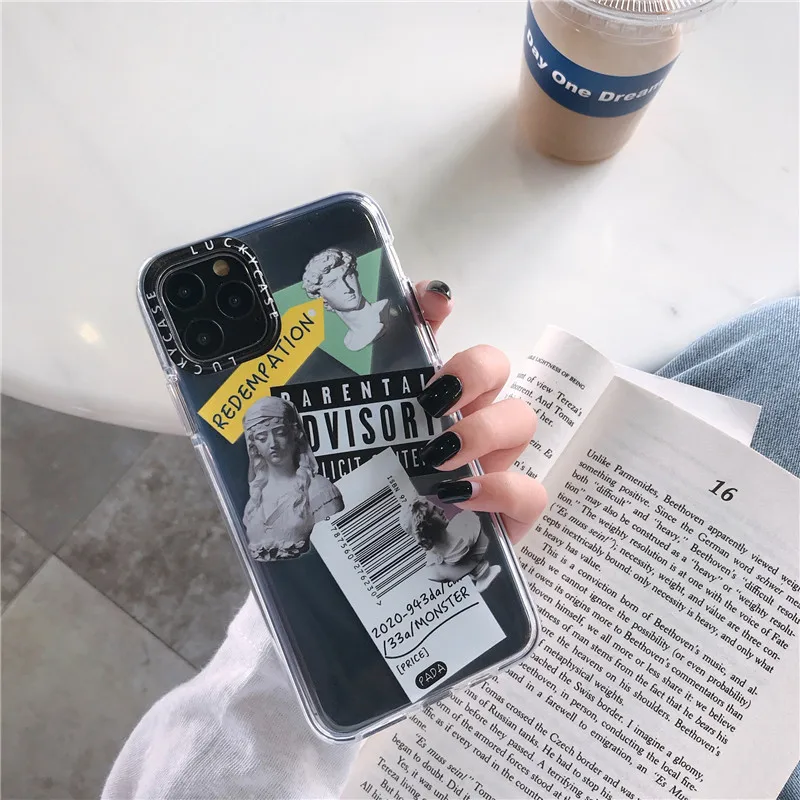 Роскошный чехол для телефона с надписью iphone 11 Pro Max 7 8 plus задняя крышка X XR XS SE 2020 12