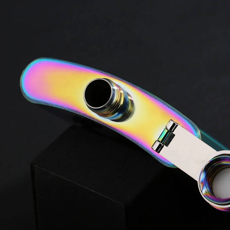 Металлическая фляжка 8 унций с радужными цветами из нержавеющей стали флакон для