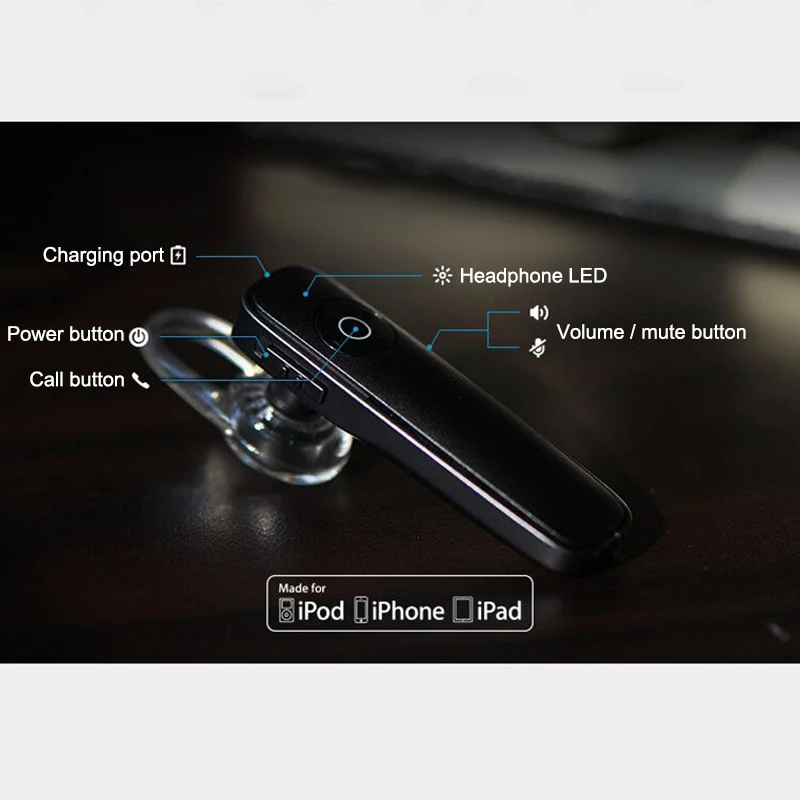 Бизнес беспроводной связи наушники спортивные стерео для смартфонов