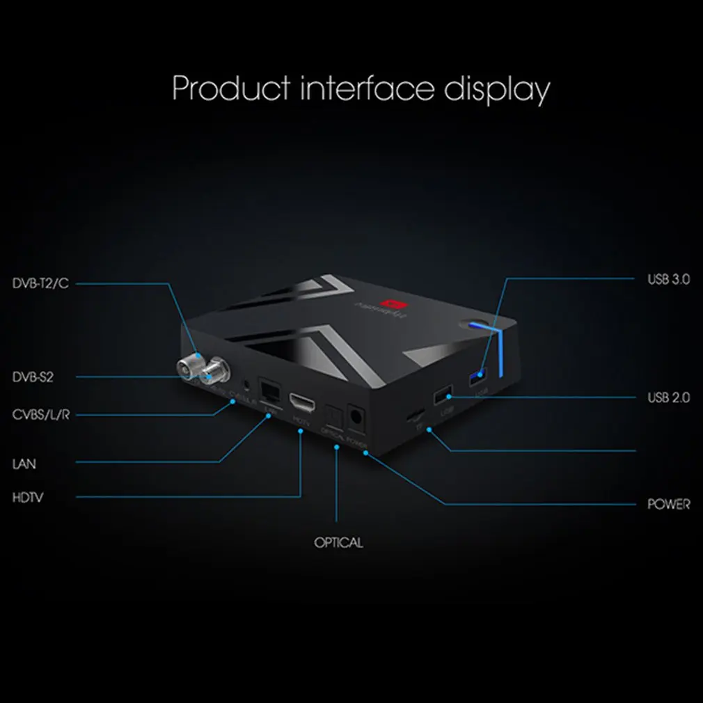 K5 S905X3 4 ядра Cortex A53 Высокое разрешение Декодер каналов кабельного телевидения 2G/16G