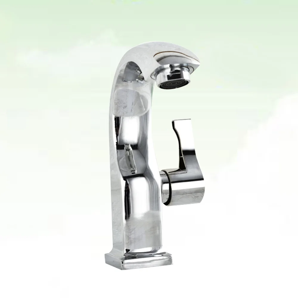 

Basin Vertical Type Spiral Vegetable Rotatable Single Hole Water Kitchen Supplies (Silver)