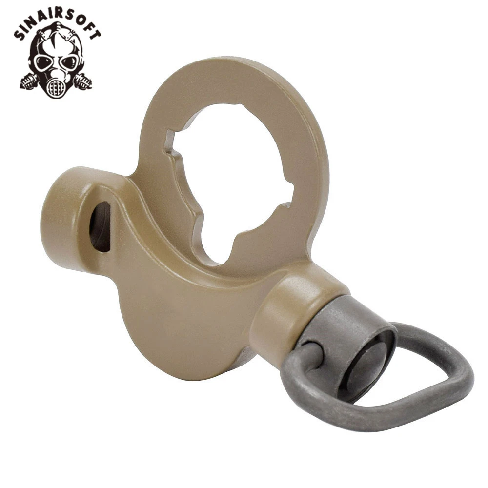 Полная металлическая двухсторонняя насадка QD Sling Swivel Dual Side End Plate Flexible Mount Push Botton