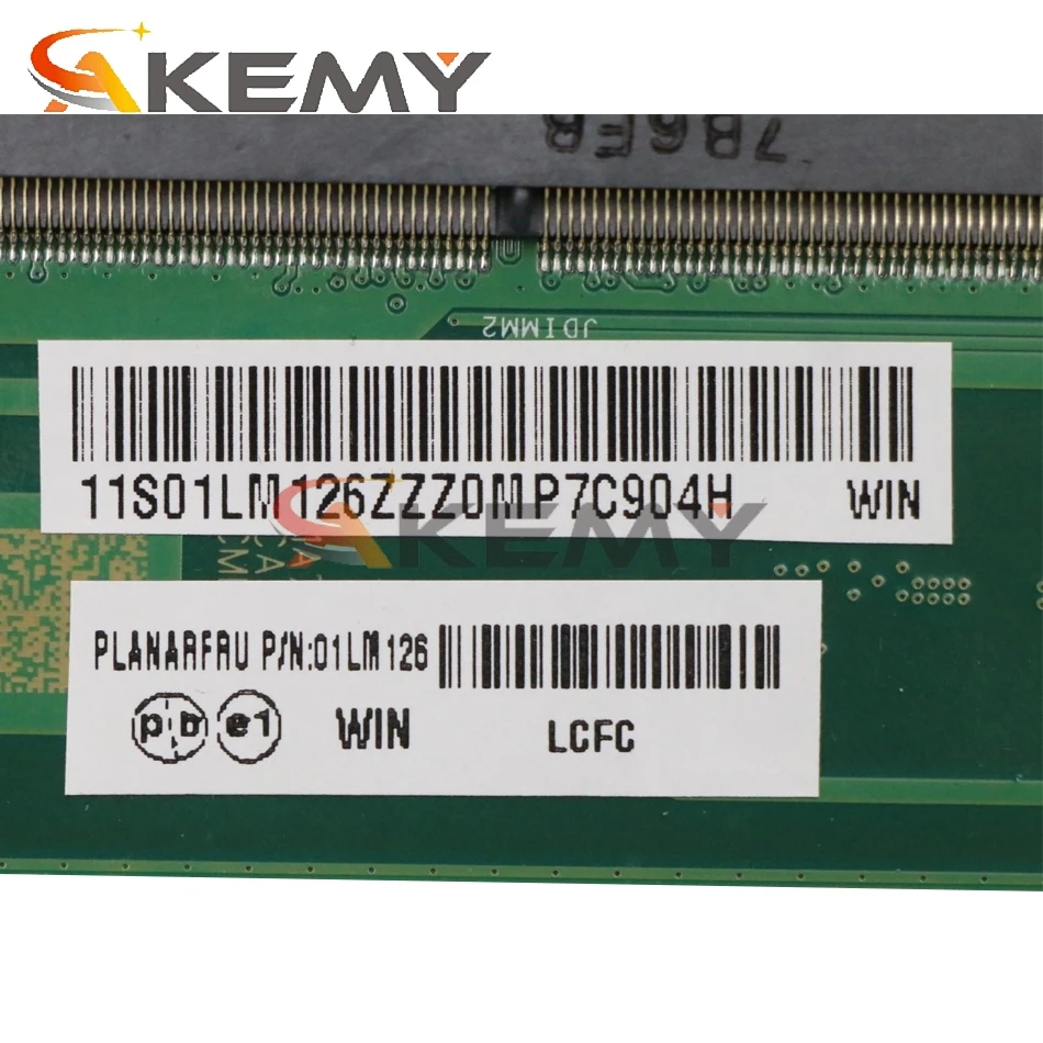 

For Lenovo AIO 520-24IKU I3. 2G computer independent motherboard I3-6006U cpu number LA-E882P FRU 01LM135