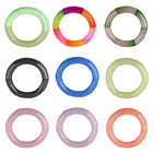 Женский акриловый браслет FishSheep, разноцветный браслет из желе с бусинами