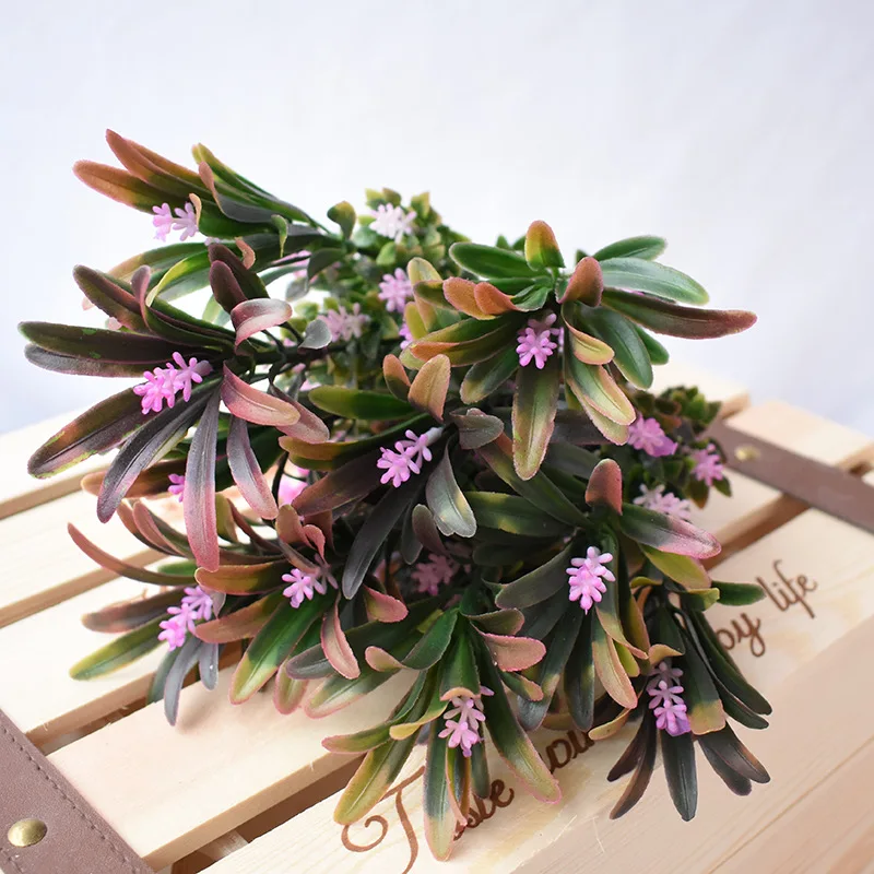 35 см настоящая сенсорная 5 вилка hyacinth трава пластиковая водная искусственная