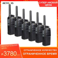 6pcs retevis rt28 walkie talkie pmr radio vox pmr446 micro usb charging portable mini two way radio walkie talkie transceiver