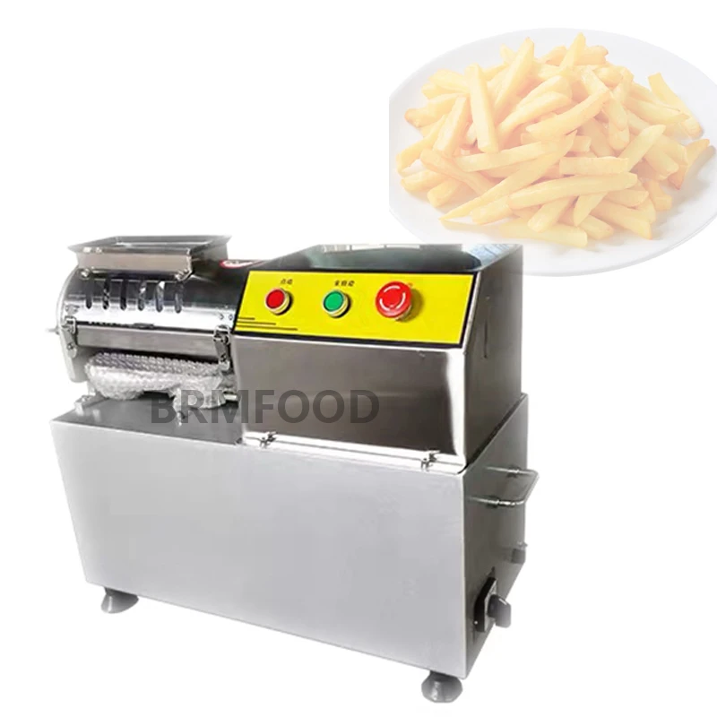 

Коммерческая электрическая машина для картофеля фри для резки редиса, огурцов, полосок, нержавеющая сталь, машина для резки овощей