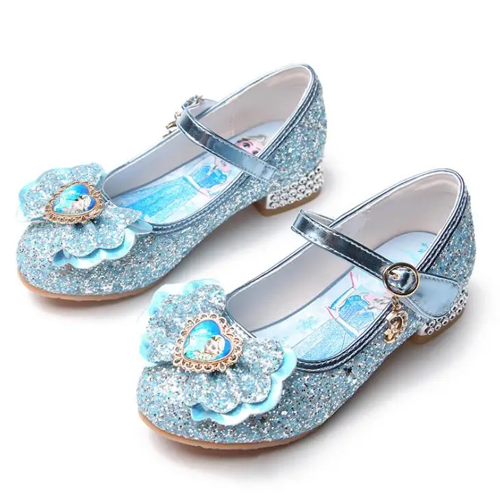 Танцевальные сандалии Принцессы Disney Холодное сердце на высоком каблуке детская