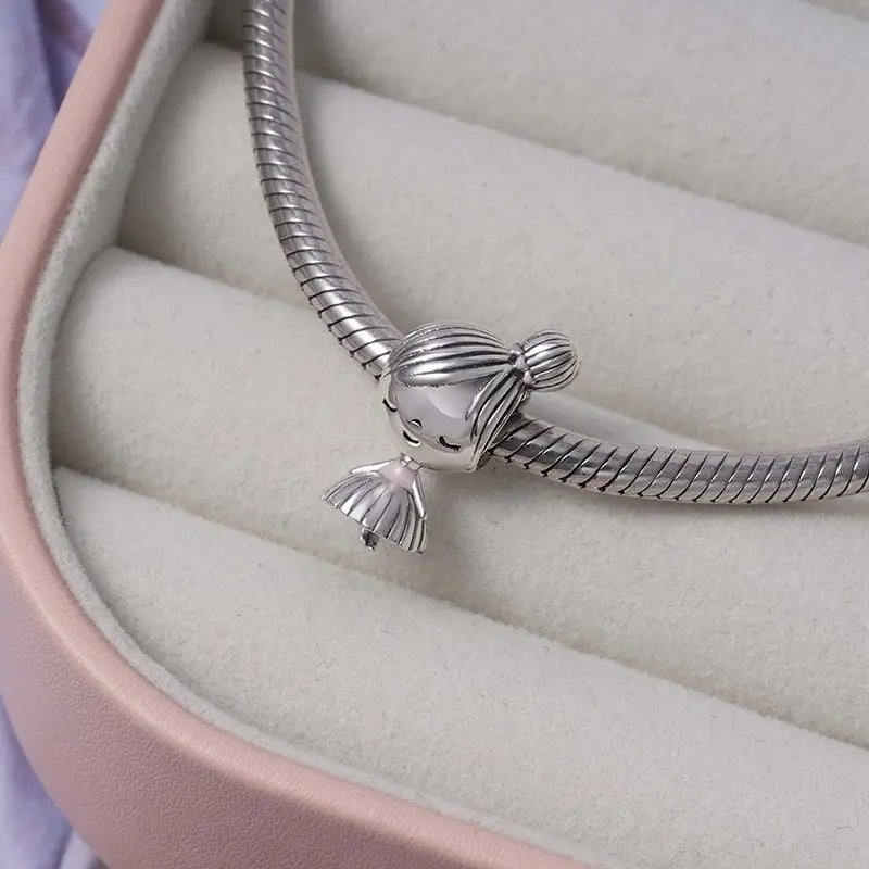 Подвеска-Шарм для девочек и мальчиков-подростков оригинальные шармы Pandora серебро