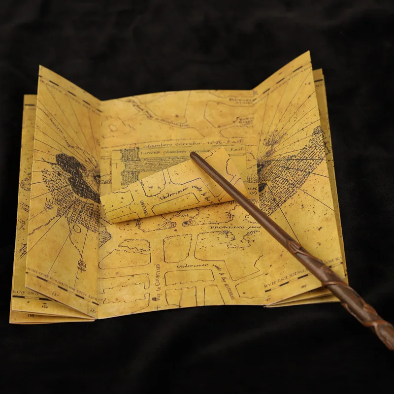 

The Marauder's Map Wizard Christmas Birthday Party Friends Kids Gift Girls Boys