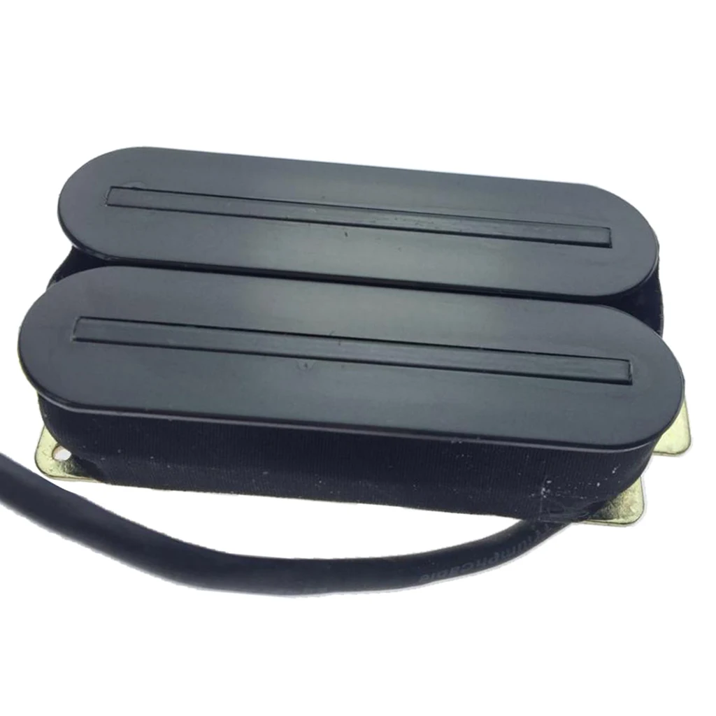 wired elektrische gitarre humbucker doppel schiene pickup 80x32x15mm schwarz free global shipping