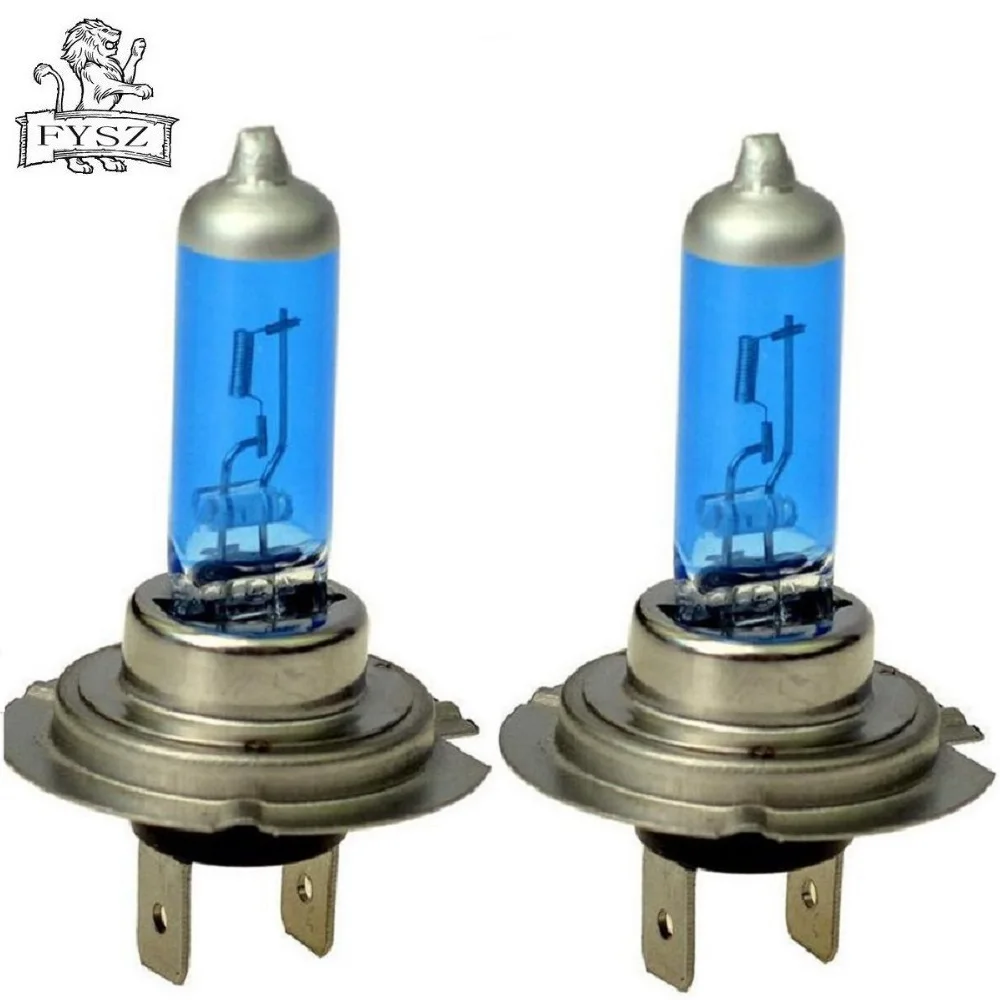 2 шт. H7 55W 12V 5600k Авто галогенные Headlightm лампы Противотуманные фары высокое качество