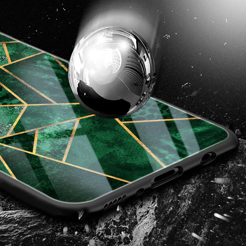 

Marble Glass Cases for Samsung Galaxy S10 S10e S9 S8 S7 Note 10 9 8 A30 A40 A50 A70 A6 A7 A8 A9 J4 J6 J7 Plus 2018 Prime Cover