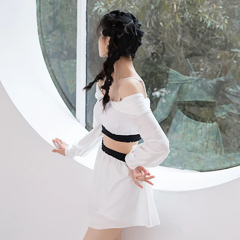 

Swimwear Women Bikini 2021 Beachwear And Plus Size New Skirt Slim Hot Swimsuit Print Polyester Sierra Surfer Surf Wear Suit