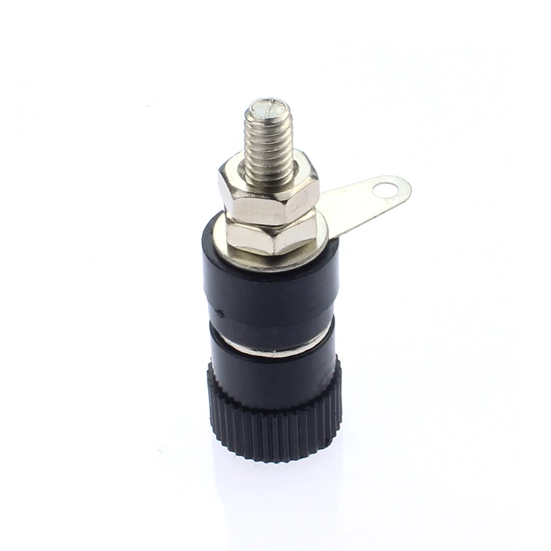 4 мм JS-919 разъемы для банановых клемм черный красный пластиковый штекер корпус