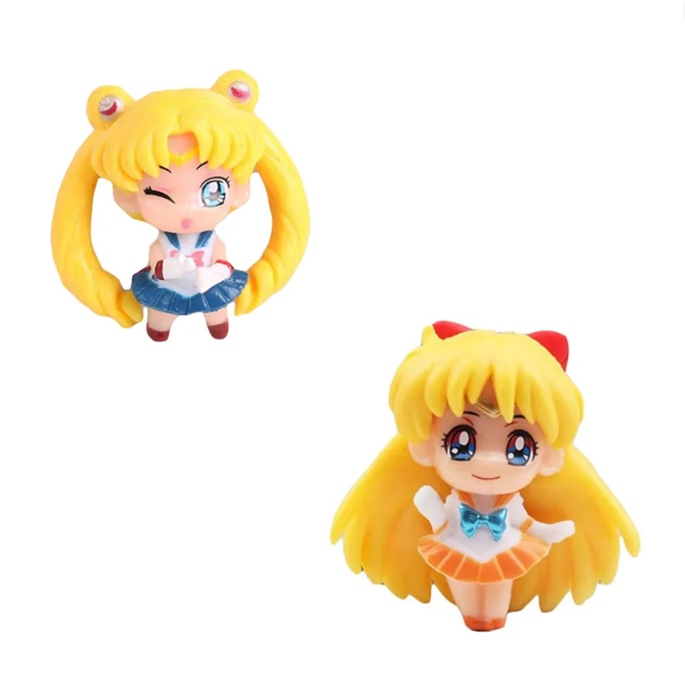 Аниме брелок для ключей фигурки героев Сейлор Мун принцесса галяция кристалл