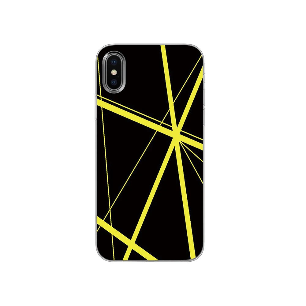 Силиконовые чехлы для телефонов Van Halen в полоску для iPhone 5 5S SE 6 6s 7 8 Plus X XS Max XR задняя крышка