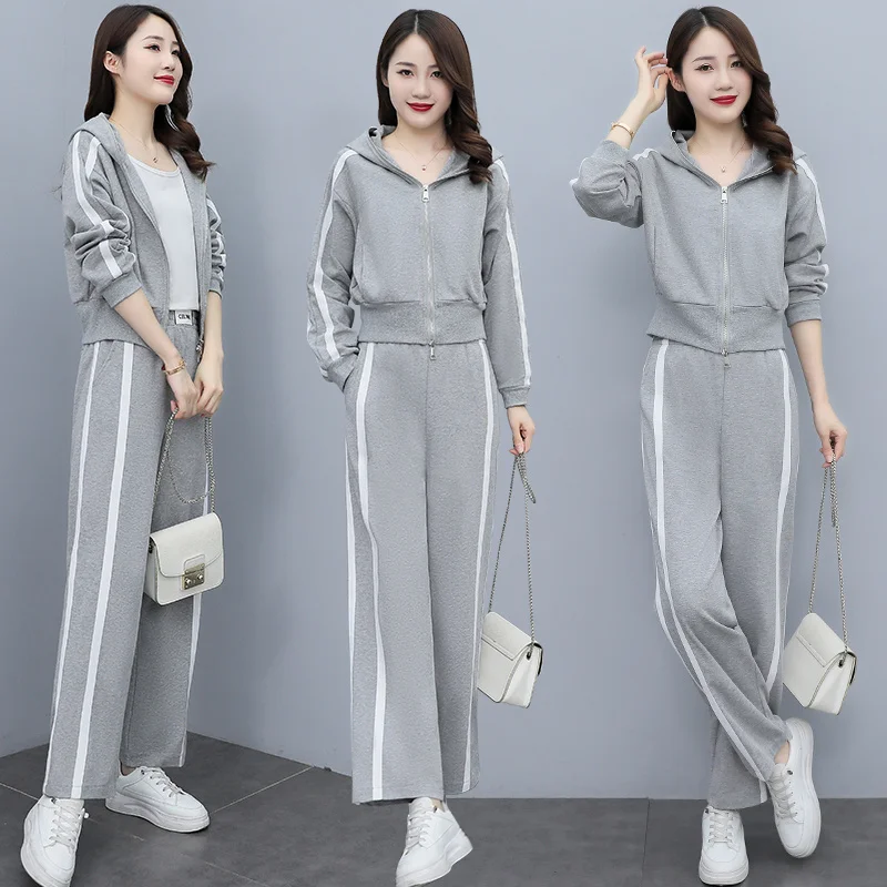 Спортивный костюм Женская Модная элегантная повседневная одежда весна-осень 2021