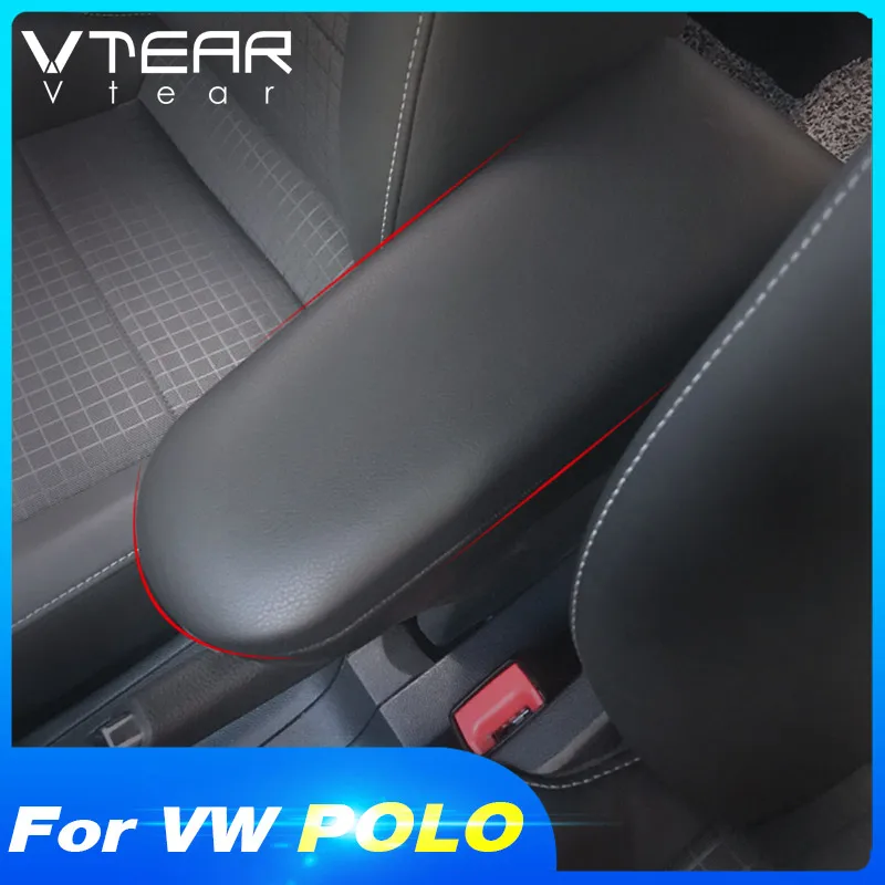 

2023 Vtear Armrest Cover Center Console Latch Clip Leather Lid Fit For Vw Polo 6r Golf Mk4 Bora Beetle Passat B5 Skoda Octavia