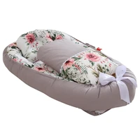 baby nest bed with pillow quilt newborn lounger portable napping baby bassinet with pillow quilt bebe cotton crib sleeper