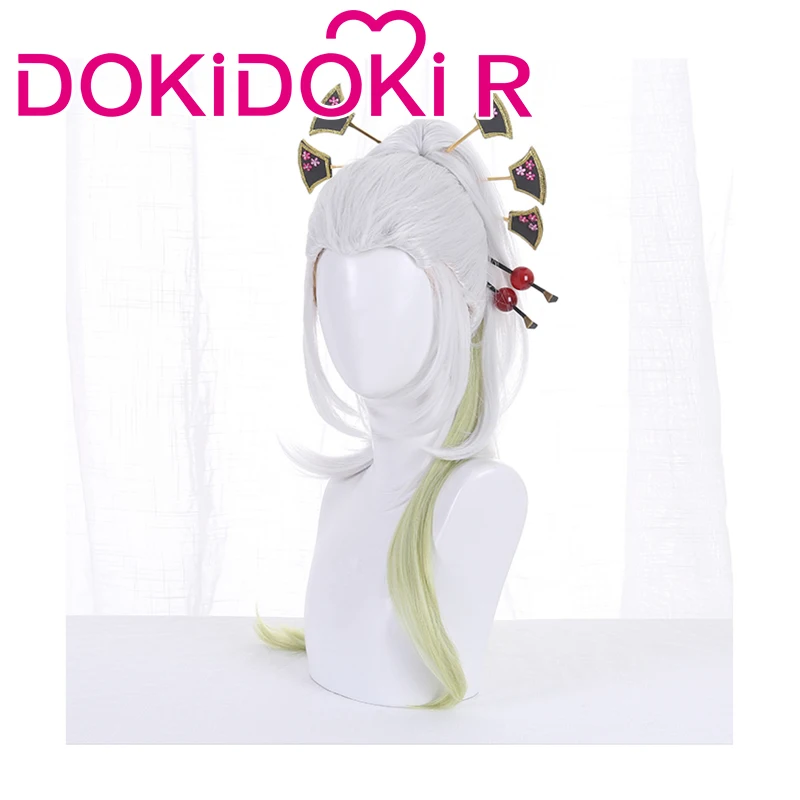 Женский парик для косплея DokiDoki истребитель демонов из аниме демонов: Kimetsu no Yaiba