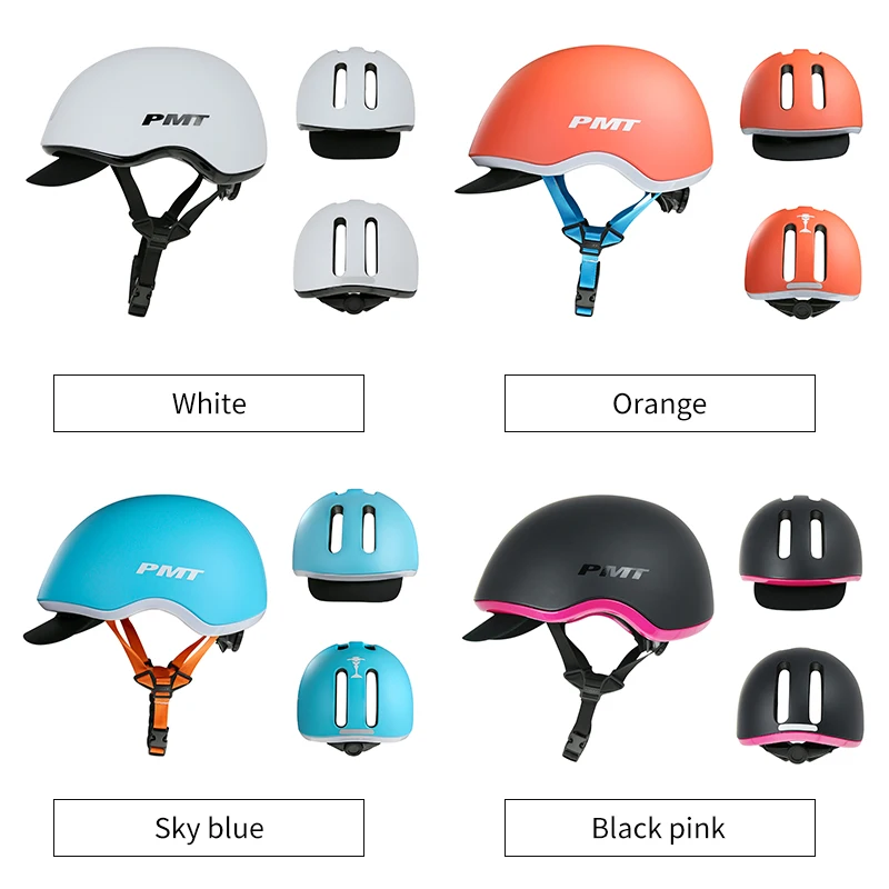 

PMT Commuter Bicycle Helmet Integrally-molded Ultrallight Breathable MTB Road Bike Helmet Safety Outdoor Sport Urban BMX Cap Men
