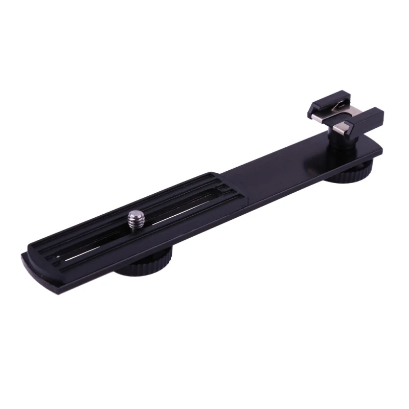 Прямой кронштейн для вспышки штатив Nodal Slide Tripods Rail Quick Release Plate Зажим адаптер