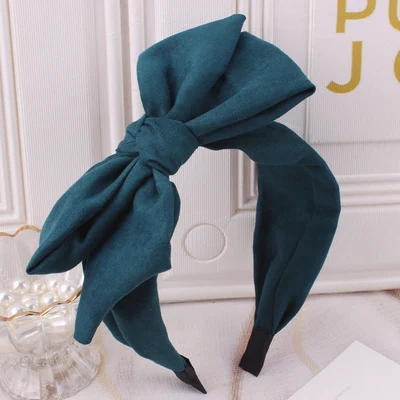 

2021 New Fashion Cute flower Bowknot headband All-match Hair Accessories 18# Colors & drop shipping